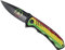 G8DS® Klappmesser Scharfes Outdoor Messer Jagdmesser & Survival Knife Einhandmesser Taschenmesser mit Edelstahlklinge (Jamaika Peace)