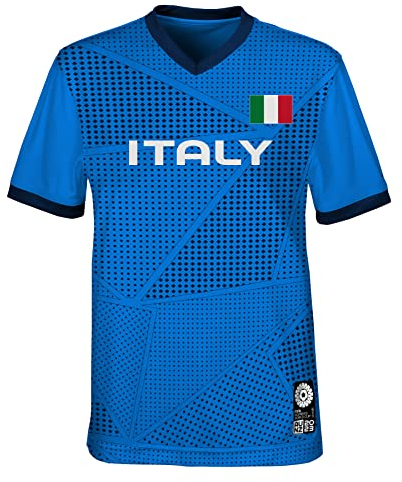 FIFA Offizielles Trikot der Frauenfussball-Weltmeisterschaft 2023 für Erwachsene, Italien, Blau, Mittel