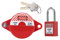 Cadenas de sécurité Sécurité de Verrouillage de Vanne Cadenas de sécurité de verrouillage de Valve, pour compteur d'eau et de gaz liquéfié domestique, interrupteur de vidange de chauffage au sol