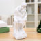 JTBDWOSK Der Denker–Statue of The Thinker,Harz Charakter Skulptur Home Office Bücherregal Kreativität Ornament für Arbeitszimmer Wohnzimmer Kunst Handwerk Geschenke,Weiß