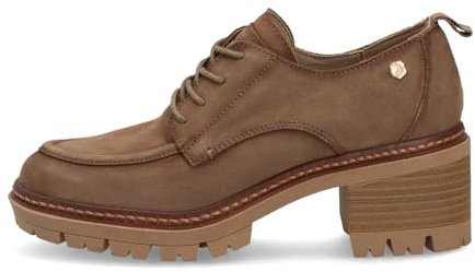 CARMELA 161133, Oxford Mujer, Taupe, 39 EU