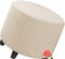 MeRcri Hockerbezug Rund 50 60 80 90 cm Ottoman Cover Ottomane Schonbezug Hocker Hussen für Fußhocker Stretch Ottomane Abdeckung Hocker Protector Hockerabdeckung (Color : 009, Size : 65 cm)