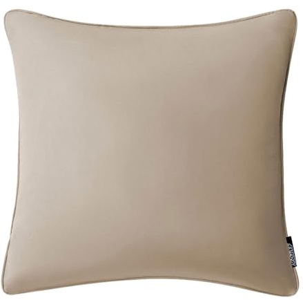 Room99 Aura 45 x 45 cm Zierkissenbezüg Kissenbezüg Kissenhüll Dekorative Dekokissen Wurfkissenbezug Deko Aesthetic Modern Schlafzimmer Wohnzimmer Beige,1 Stück
