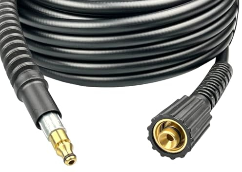 M&M Smartek Manguera de alta presión para limpiador Nilfisk Alto HD con conexión rápida a M22 x 1,5 (5 metros)