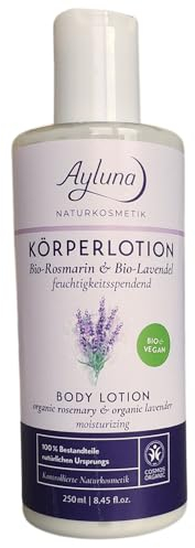 Ayluna Naturkosmetik Körperlotion Bio-Rosmarin & Bio-Lavendel feuchtigkeitsspendend, 250ml, bio & vegan
