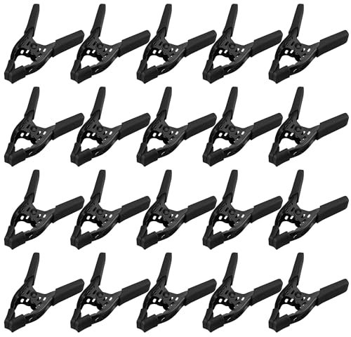 20-Piece Spring Clamps for Woodworking/Backdrop Stand/Pool Cover / 4-inch Tarp Clamps Heavy Duty Clips Spring Clips Metal Clamp Large Heavy Duty Clamps