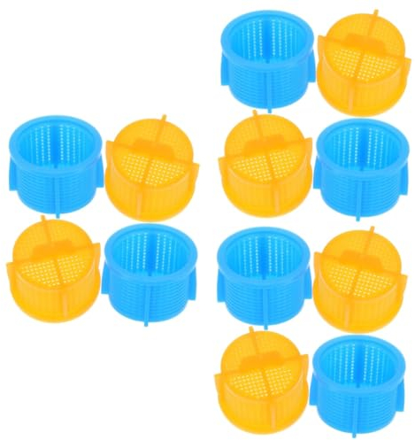 Mikikit 12 Pcs Washing Machine Filter Inlet Valve Strainer Screen Inlet Hose Filter Screen Replacement Plastic Inlet Valve Filter Screen Filter Screen for Washer Inlet Valve Fitting