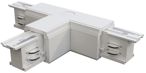 Maytoni Verbindungselement T-Connector Einspeisung für Aufputzschienensystem Zubehör für Schienen Trinity Weiß Kunststoff