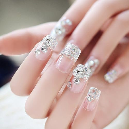 1200 Stück Nagelklebestreifen, 12 Größen, Aufkleber für künstliche Nägel, doppelseitig, Jelly-Nagelkleber für Nägel(FARBE:Pink+Transparent)