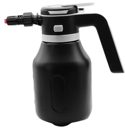 Colcolo Schaumsprüher Elektrisch für Die Fahrzeugreinigung, 2 L, Tragbare Flasche mit USB für Gartenbewässerung, Schwarz