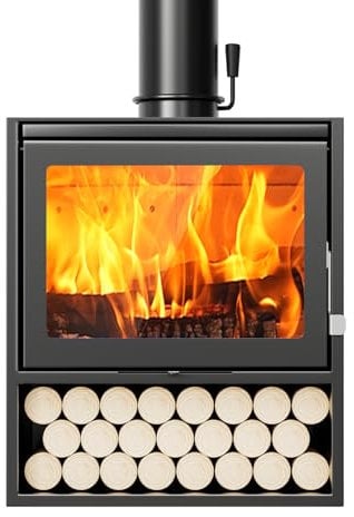 MINGYIHUI 10KW Multifuel Stove Eco Design High Efficiency Wood Burner Fireplace Freestanding Portable Cast Iron Stove CE Approved