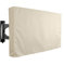 WLIHDB Tv Cover Outdoor TV Screen Cover,Television Set, Water Proof Resistant Protect Bag, 24 , 38, 42 , 48, 52 , 65 Tv Dust Cover(Rice white,22-24inch)