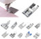 Lot de 11 pieds presseurs multifonctions en acier inoxydable pour machine à coudre, machine à coudre, accessoires ménagers, pour machine à coudre W6, Brother, Singer, Privileg, Janome, Husqvarna et