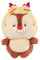 MINISO Chip Kuscheltier, Disney Chip Plüschtier 32x22 cm/12.5x8.6 inch, Süße Chip Plüschfigur mit Schneidezahn, Leicht & Weich Plüsch Toys Chip&Dale