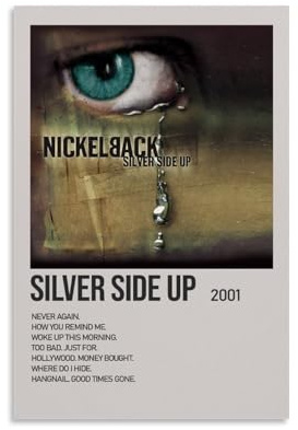 LRXDECOR Poster mit der Seite nach oben vernickelt, Musikalbum-Cover, Leinwand-Poster, Wandkunstdruck für Schlafzimmer, Zuhause, ästhetische Dekoration, 60 x 90 cm, ungerahmt