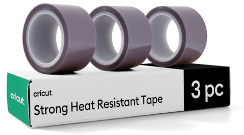 Cricut Extra-Strong Heat-Resistant Tape, 2.5 cm x 10.1 m (1 in x 33 ft), 3 pcs