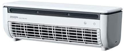 Wireless Charging Air Conditioner Wall Mounted Unit, Portable Wall-Mounted Air Conditioning unit for Kitchen Bedroom No Drilling Cooling Fan Instant Chill for RV Camping Office Use (White)