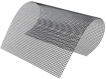 Grill Netz Rack Korb Barbecue， Wiederverwendbare Antihaft-Grillmatte aus Netzgewebe in mehreren Größen(1pc 30x40cm)