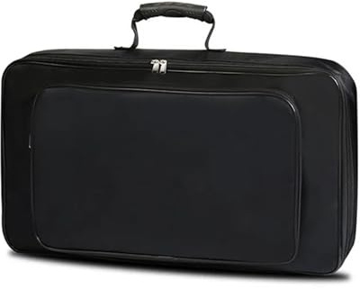 Gitarrenpedale tragen eine Box, Gitarrenpedaltasche Pedalboard Case for Effektpedale Gitarrenzubehör Schwarz