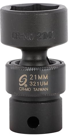 SUNEX 321um 3/20,3 cm Drive 21-mm universel Douille à impact