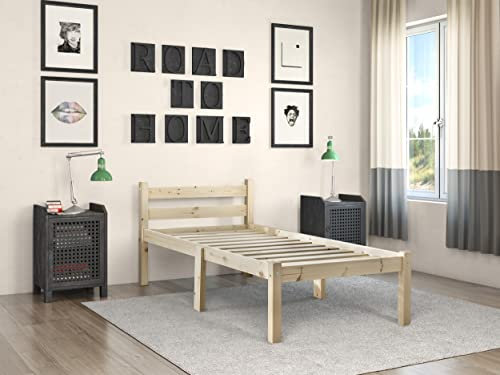 STRICTLY BEDS&BUNKS Cleveland Pine Bed Frame, 2ft 6 Single