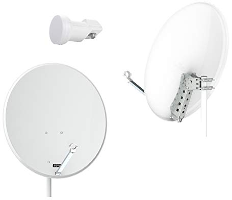 Opticum QA80 Sat Antenne Stahl mit Single LNB
