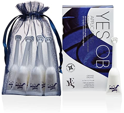 YES® Coco Coconut Oil Based Personal Lubricant, Nourishing & Long-Lasting for Vaginal Dryness, Certified Organic, Natural Alternative to Silicone Lubricants (6 x 5ml Applicators)