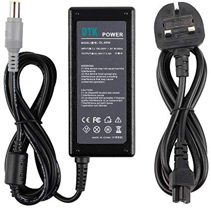 DTK 20V 3.25A 65W Laptop Charger for LENOVO Thinkpad IdeaPad Notebook Computer PC Power Cord Supply Lead AC Adapter SL300 T420 Edge Essential series Connector: 7.9 x 5.5mm
