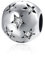 HMILYDYK Schmuck 925 Sterling Silber Swarovski CZ Weiß Kristall glänzende Stern Perlen Charms passen Charm Armband