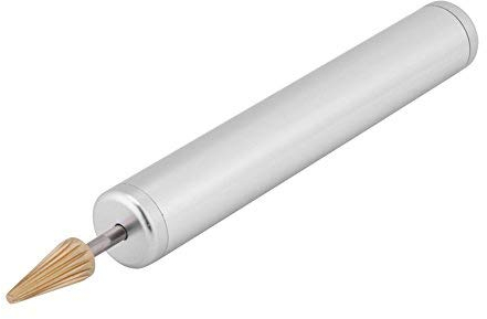 Leder Kantenfarbe, Leder Craft Edge Dye Roller Pen, Applikator Handwerk Ölgemälde Messing Roller DIY Kantenbehandlung(weiß)