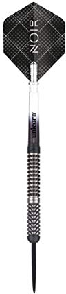 Unicorn Seigo Asada-Noir 90% Tungsten Dartpfeile mit Stahlspitze, Schwarz, 23 g