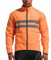 WOSAWE Hommes Vestes de Cyclisme Coupe-Vent Imperméable Vélo Vêtements Manches Longues VTT Manteau (BL215 Orange XXL)