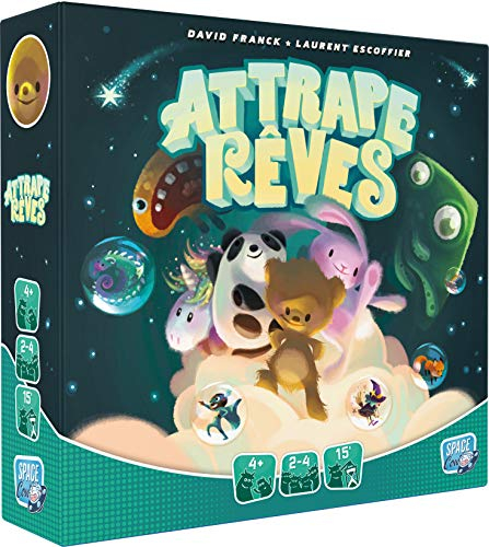 asmodee Space Cow Traumfänger, Gesellschaftsspiel, ab 4 Jahren, 2 bis 4 Spieler, 15 Minuten
