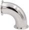 DERNORD Elbow 90 Degree Sanitary Pipe Fitting SS304 Tri Clamp (2 Tube OD)