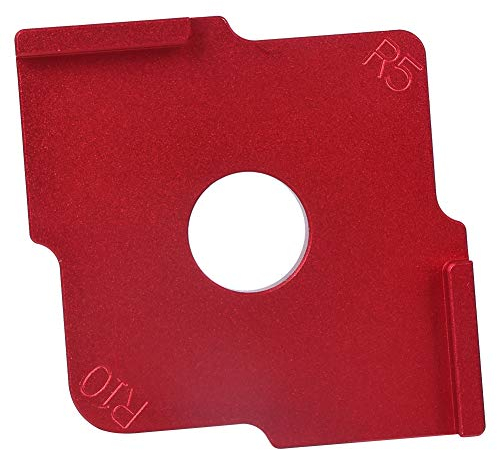 Radius Jig Router Templates Aluminum Alloy Corner Radius Routing Templates Radius Corners Engraving Machine Accessories for Handheld Edge Trimmer R5-R10