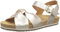 Geox Donna D Spensierata C Sandali senza tacco, Beige/Rosa (Champagne/Rose Gold), 39 EU
