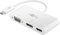 goobay 52412 Multiport Adapter USB-C to VGA + DP + HDMI - Resolutions up to 4K*2K@60Hz - Mirrors up to 4 Displays at the same time