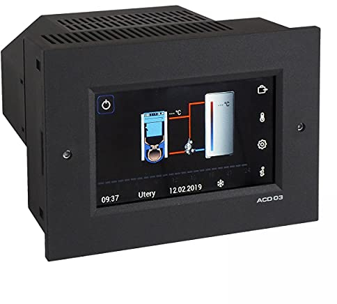 ATMOS 10701200 ACD03 Heizungsregler inkl. Fühlerset für Pelletkessel