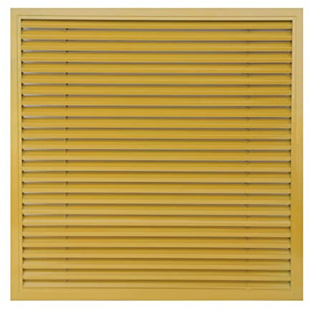 Liveinu Griglia Di Ventilazionegriglia D'Aria Rettangolare Per Porte Degli Armadi Scarpiere E Griglia D'Aria In Alluminio Aiuta I Tuoi Mobili A Ventilare, Griglia Di Scarico 30x30cm Giallo
