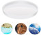 Moldes Resina Epoxi Grandes Redondo Kit de molde de resina de bandeja de bricolaje Grande Molde de Epoxi para Posavasos DIY para Arte de la pintura de la Decoración del Hogar (50CM)