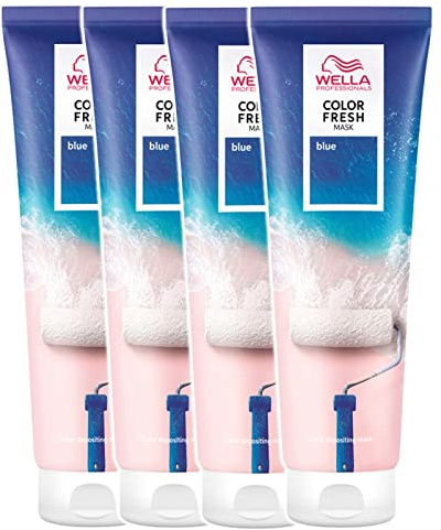 4er Wella Professionals Color Fresh Mask Blue 150 ml
