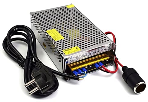 A15CS KFZ Netzadapter Spannungswandler AC 240V auf DC 12V, 20A, 240W, Schaltnetzteil, Steckdose & Ladegerät für Autos