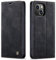 ZOETEC Wallet Case for iPhone 14 PU Leather Flip Magnetic Case With Card Slots/TPU Shell, Anti-Slip & Shockproof (Black)