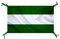 BDM Bandera de Andalucía, Bandera Colores Andaluz Grande de Tela Fuerte, Bandera Andaluza para Exterior 100x70 cm