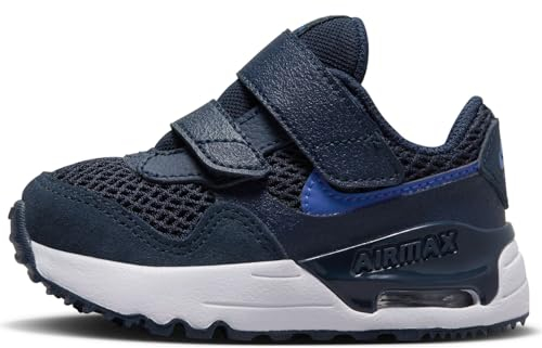 NIKE AIR MAX SYSTM (TD) Sneaker, Obsidian/Hyper ROYAL-White-White, 25 EU