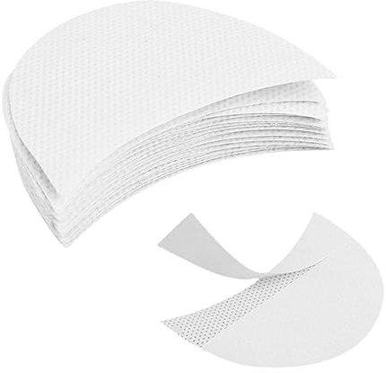 Jitnga 100 Stück Lidschattenschild, Lidschatten Gel Pad Patches Lidschatten Schablonen Zur Verhinderung Von Wimpernverlängerung, Tönung Und Lippen Make-Up Rückstand Für Lupenreine Smokey Eyes (Weiß)