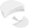 Jitnga 100 Stück Lidschattenschild, Lidschatten Gel Pad Patches Lidschatten Schablonen Zur Verhinderung Von Wimpernverlängerung, Tönung Und Lippen Make-Up Rückstand Für Lupenreine Smokey Eyes (Weiß)