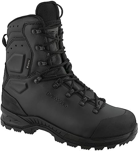 LOWA Combat Boot MK2 GTX Wide Einsatzstiefel (42.5 EU, Schwarz)