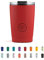 Cool Bottles - Tumbler - Vaso Térmico de Acero Inoxidable - 330 ml - Vivid Red - Taza de Café - Altura 14 cm - Bebidas Frías 10 horas y Calientes 5 horas - Tapa Hermética - Libre de BPA