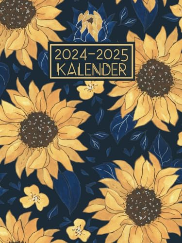 Kalender 2024 2025: 2 Jahres Monatsplaner von Januar 2024 bis Dezember 2025 || 24 Monate Buchkalender mit Feiertagen - 1 Monat auf 2 Seiten - Großes Format